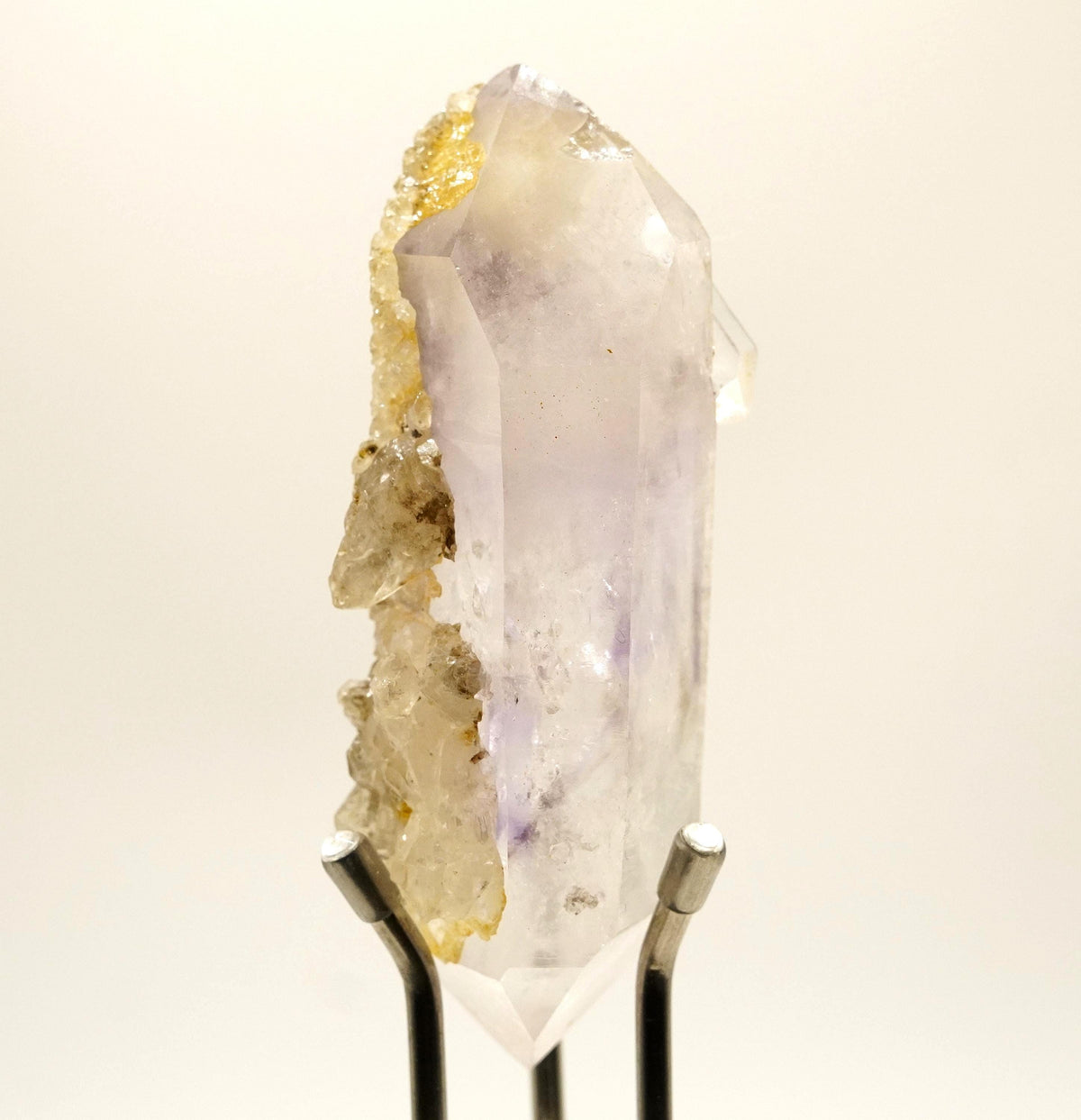 Brandberg Enhydro DT with Analcime: Ethically Hand-Mined Natural Quartz