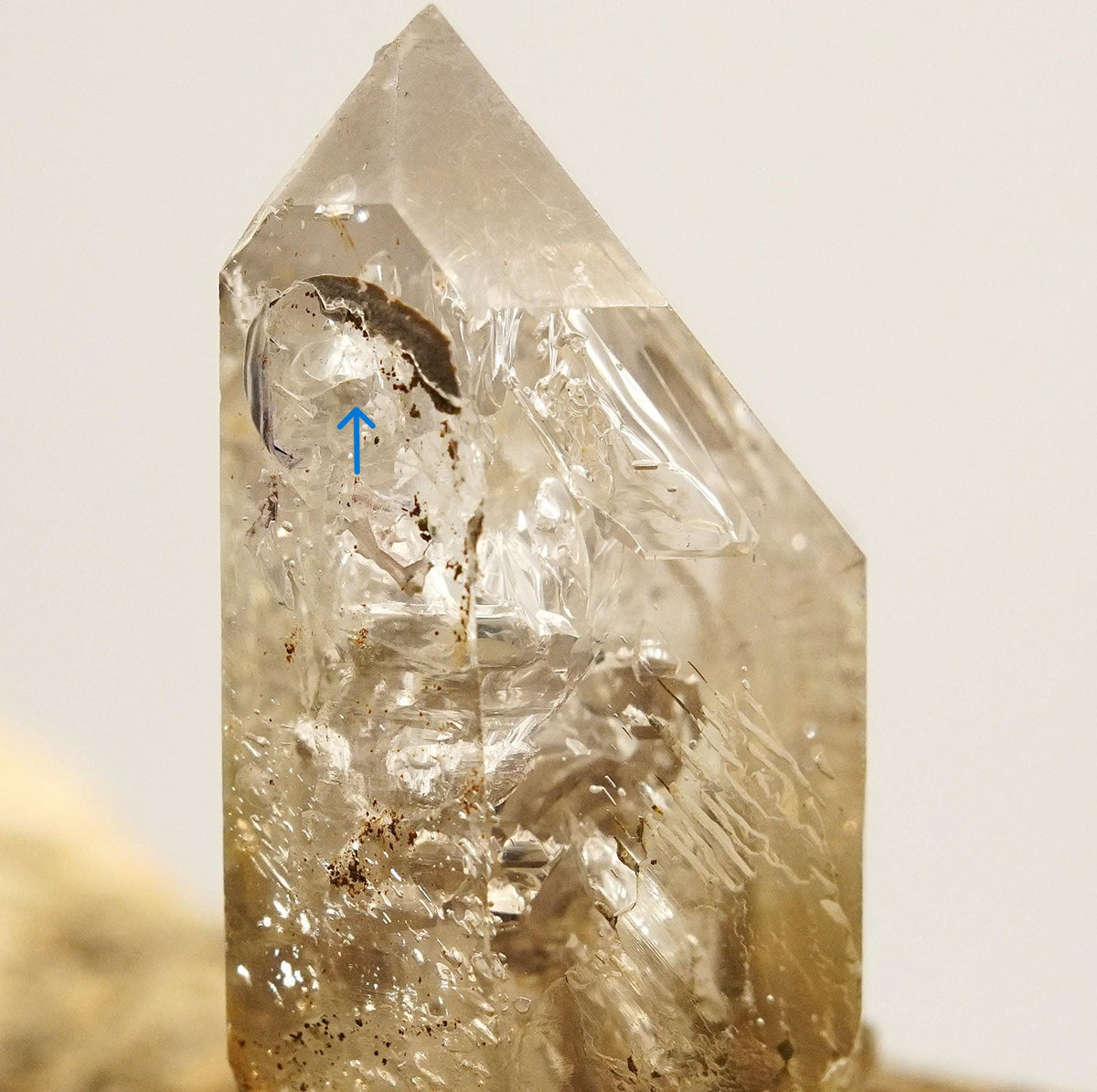 Omapeleki Brandberg Negative Manifestation Enhydro: Hand-Mined Raw Crystal