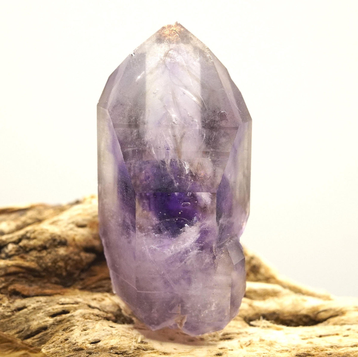 Brandberg Amethyst Phantom Enhydro: Ethically Hand-Mined Raw Crystal