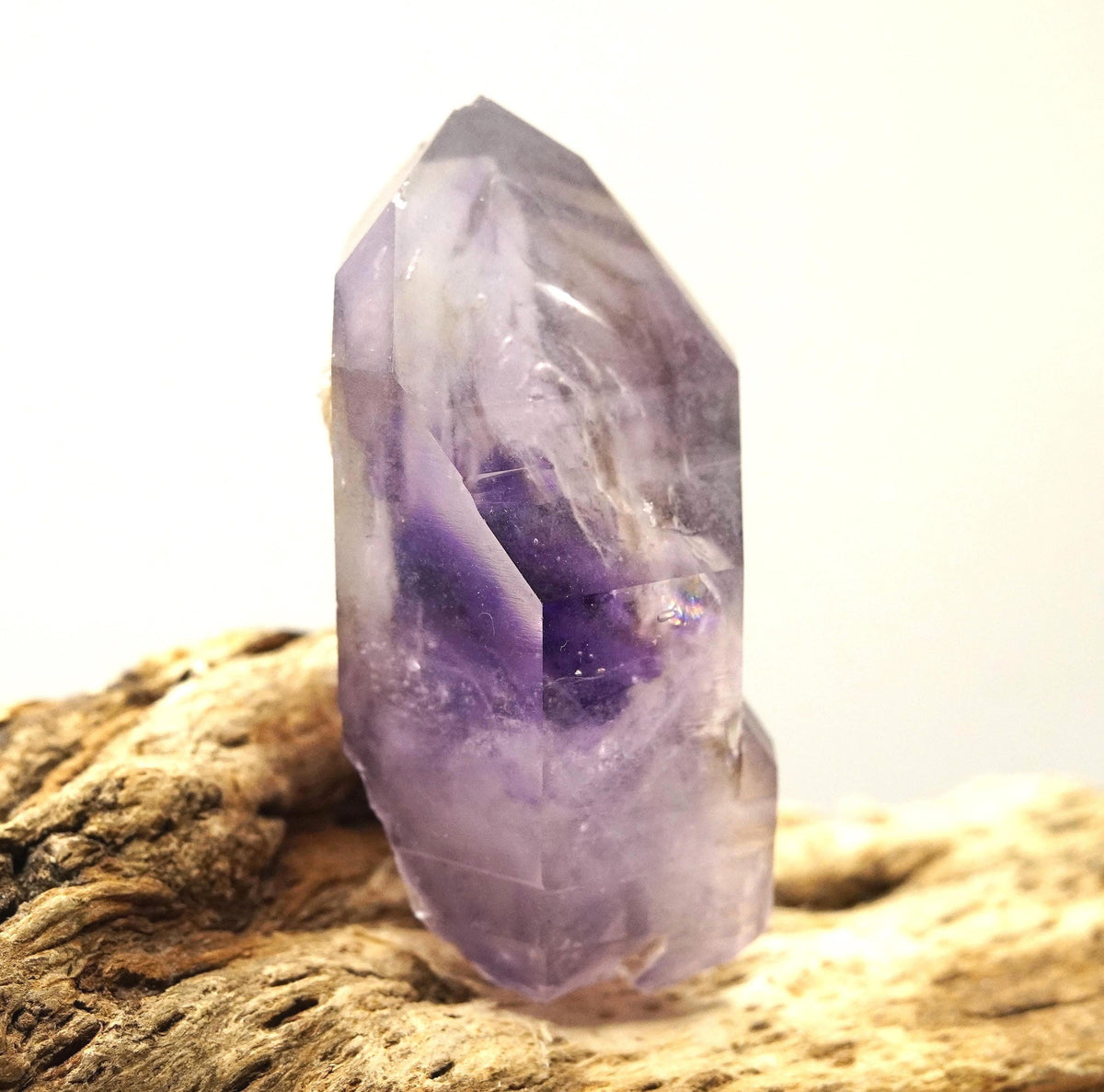 Brandberg Amethyst Phantom Enhydro: Ethically Hand-Mined Raw Crystal