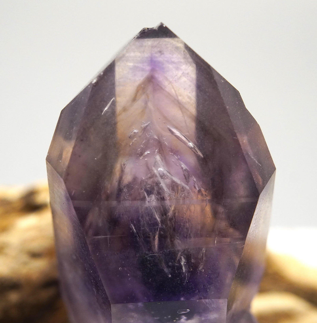 Brandberg Amethyst Phantom Enhydro: Ethically Hand-Mined Raw Crystal
