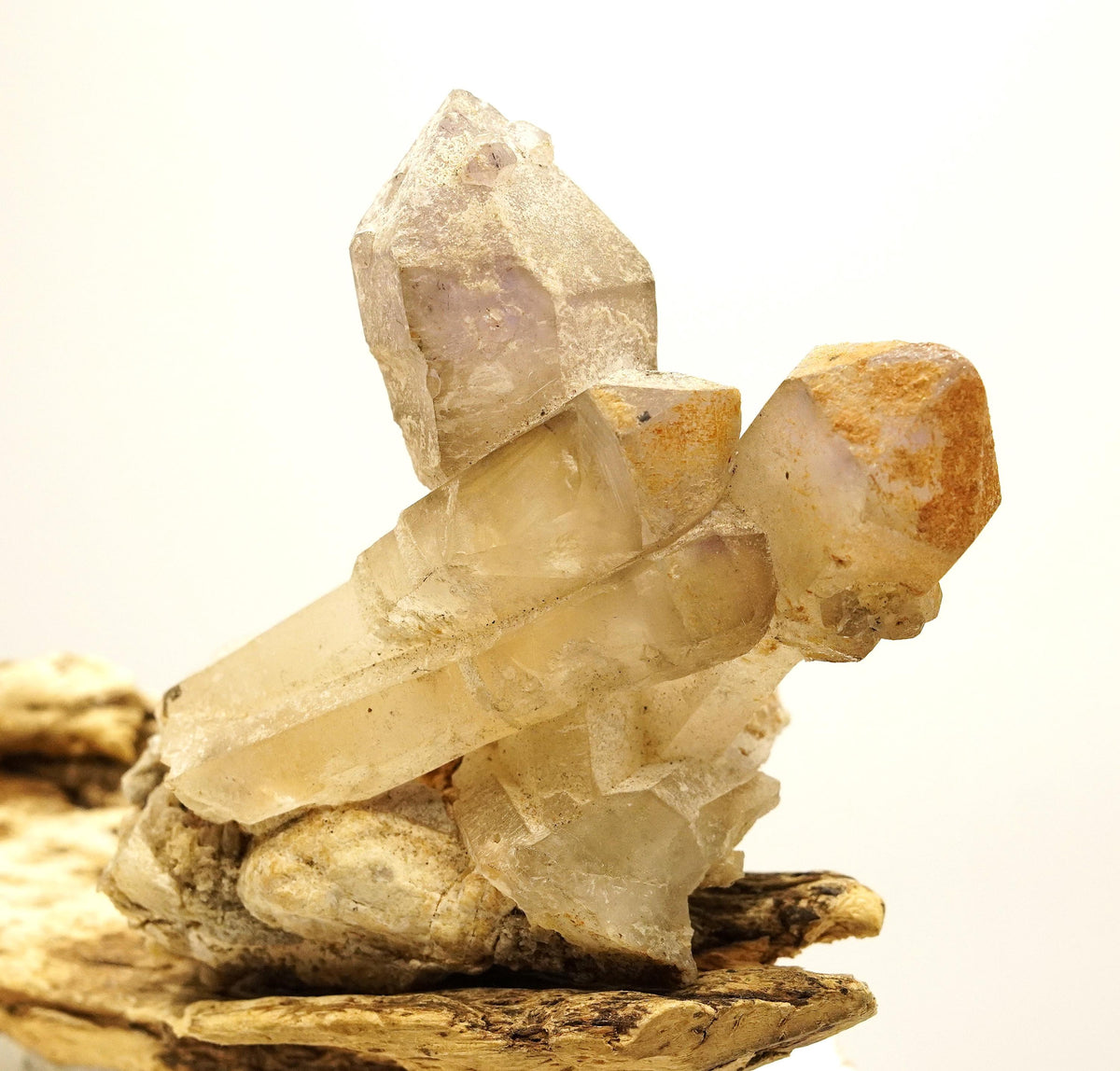 Brandberg Smoky & Amethyst Sceptre: Hand-Mined Raw Quartz Crystal