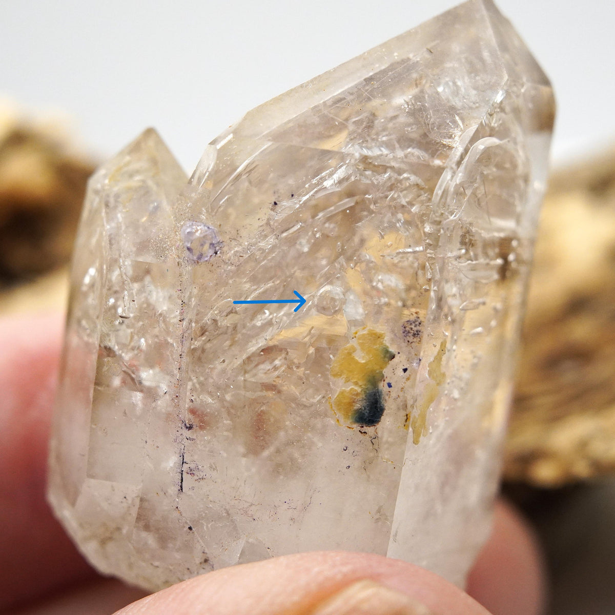 Omapeleki Brandberg Phantom Enhydro DT: Hand-Mined Raw Crystal
