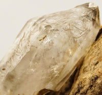 Omapeleki Smoky Brandberg Enhydro DT: Hand-Mined Raw Crystal
