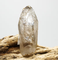 Omapeleki Smoky Brandberg Enhydro DT: Hand-Mined Raw Crystal