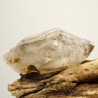 Omapeleki Smoky Brandberg Enhydro DT: Hand-Mined Raw Crystal