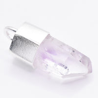 Handmade Brandberg Quartz Sterling Silver Pendant