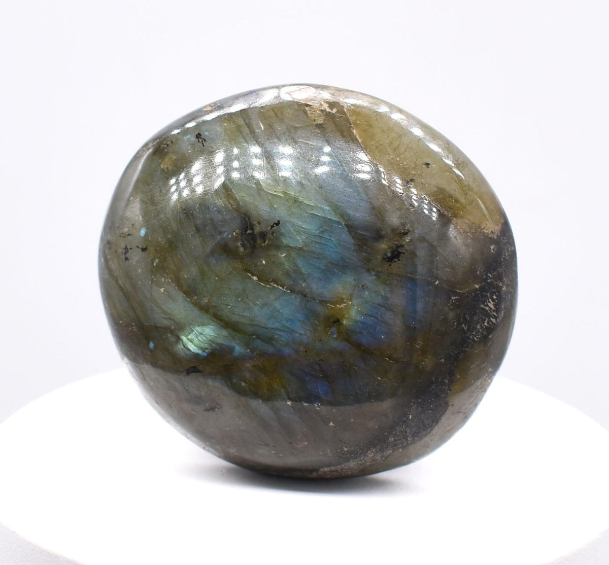 Blue Flash Labradorite Palmstone