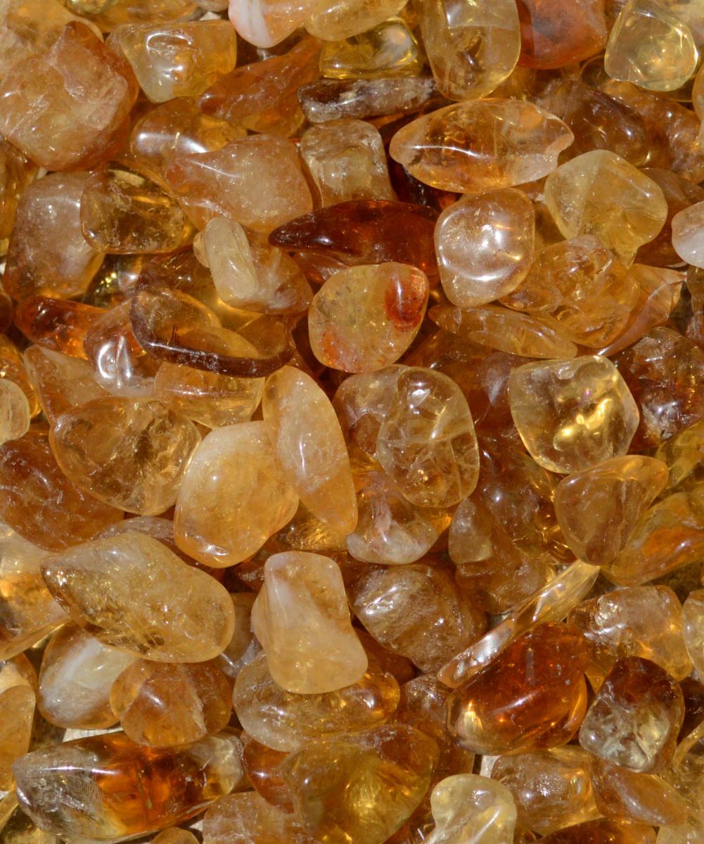 Tumbled Natural Madeira Citrine - Small