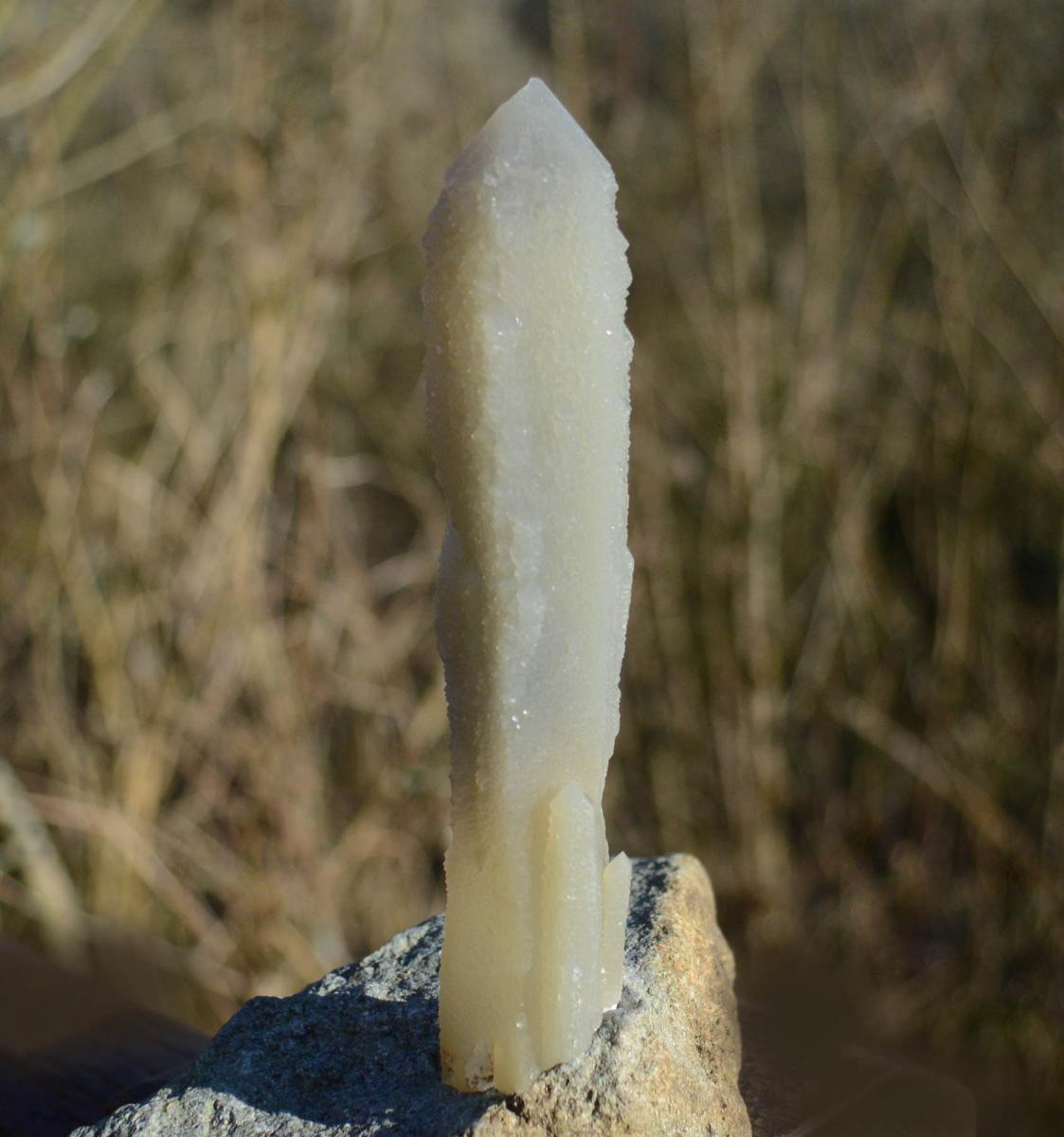 Mongolian Dual Core Blue-Green Quartz Sceptre Generator Quartz