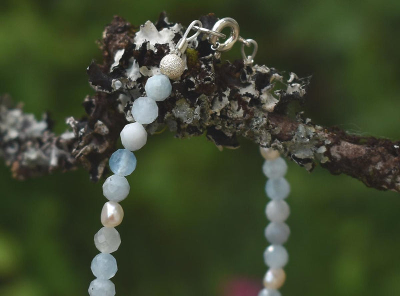 Morganite, Heliodor, Goshenite & Aquamarine Bracelet