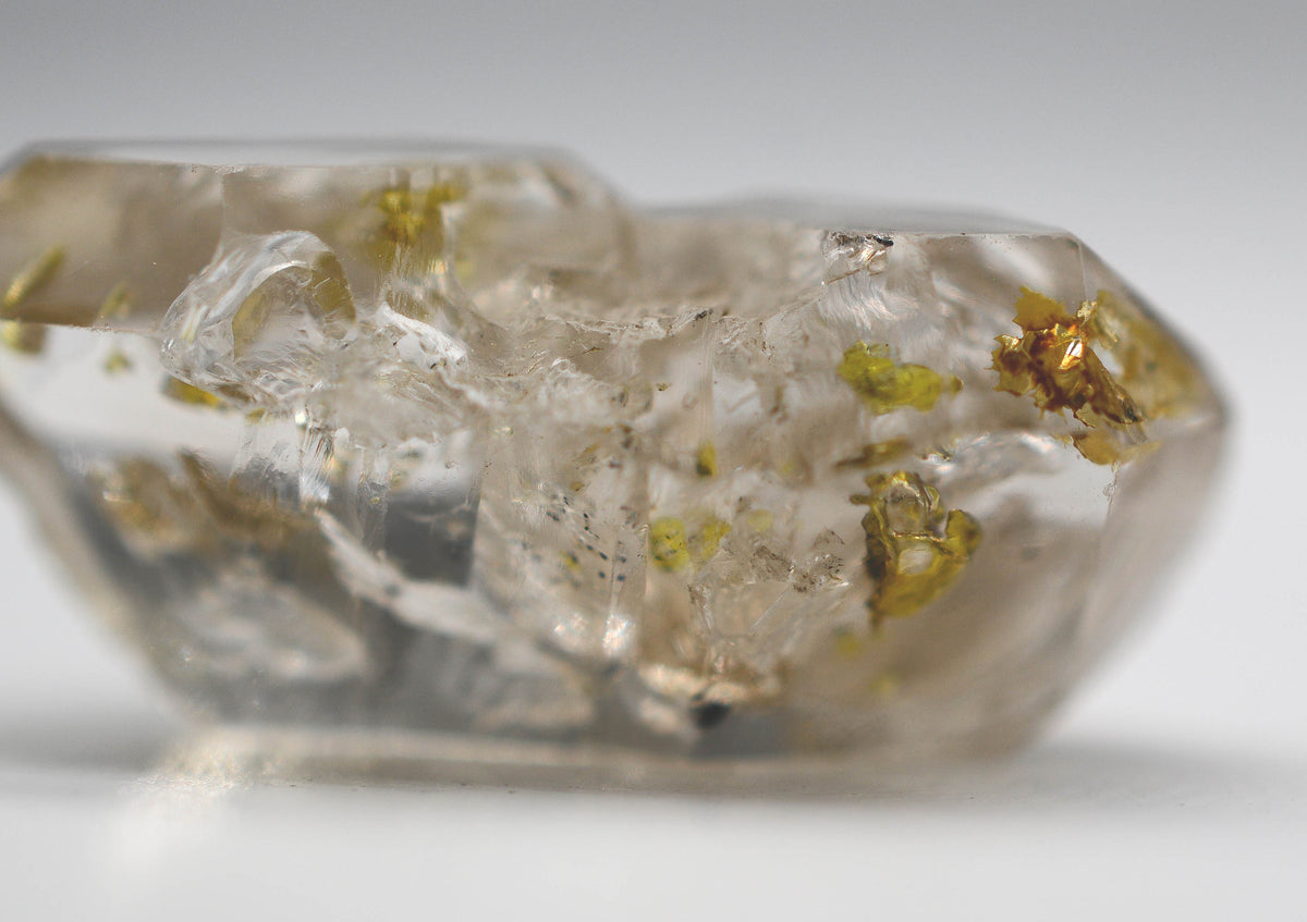 Golden Enhydro ~ Petroleum Quartz DT