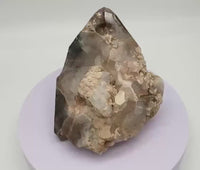 Brandberg Quartz Self-Healed Smoky Black Phantom: Ethically-Mined Natural Largr Crystal