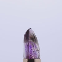 Brandberg Amethyst Harlequin Quartz Gold Pendant: Unique Handmade Healing Jewellery