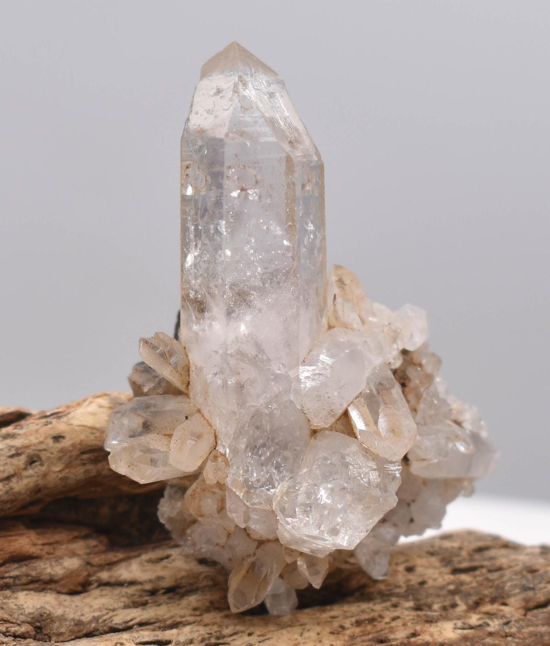 Brandberg Quartz Etched Channelling Cluster