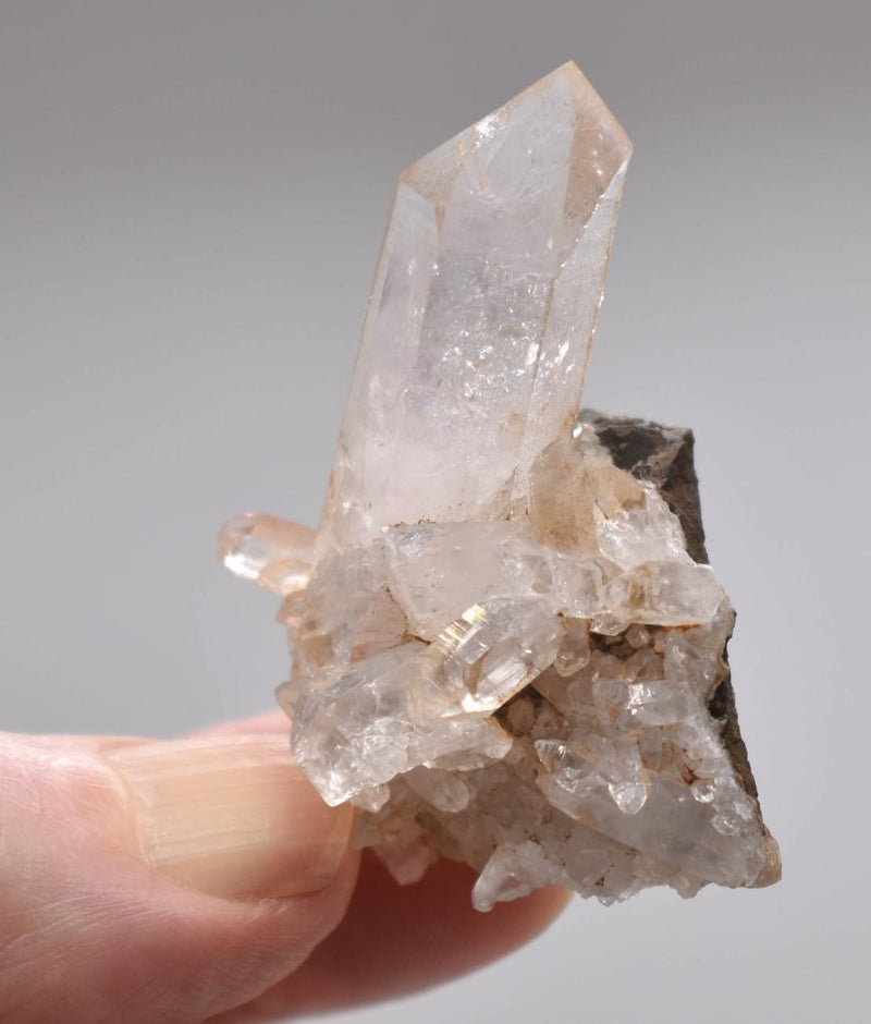 Brandberg Quartz Etched Channelling Cluster