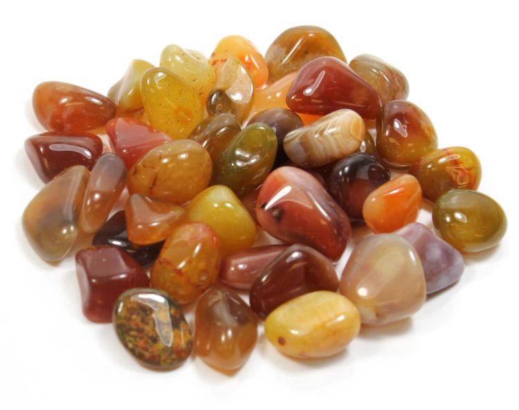 Red River Carnelian Tumble Stone