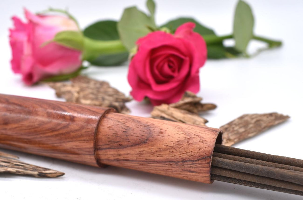 Limited Edition Organic Rose & Oud (Agarwood) Incense Sticks