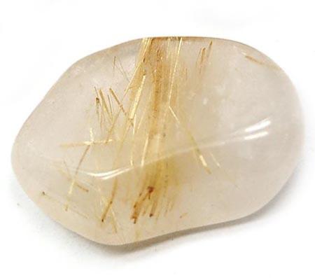 Rutilated Quartz Tumble Stone