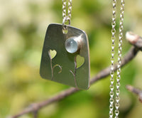 Handmade Aquamarine Silver Pendant