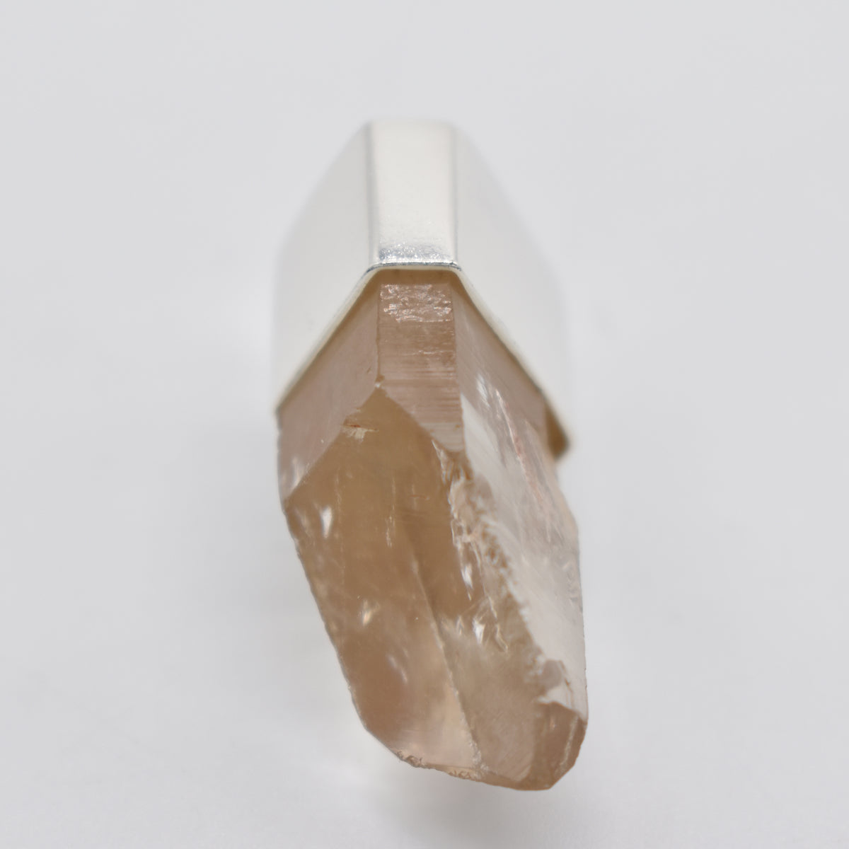 Handmade Natural Citrine Silver Pendant